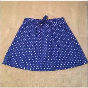 J. Crew boardwalk linen skirt